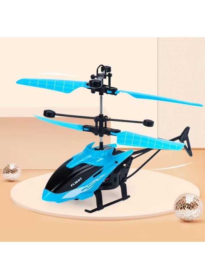 Flying Mini Rc Infraed Induction Helicopter Aircraft Flashing Light Toys For Kid - Image 5